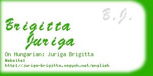 brigitta juriga business card